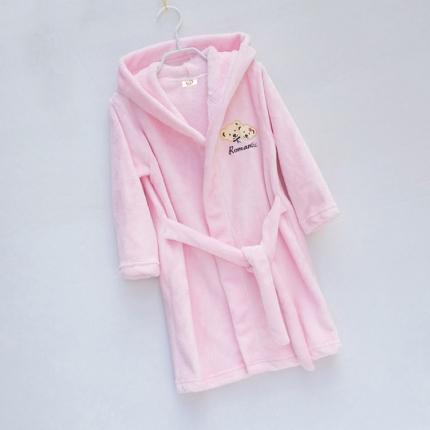 91家纺网 家纺一手货源 找家纺 双梦毛巾 珊瑚绒儿童浴袍