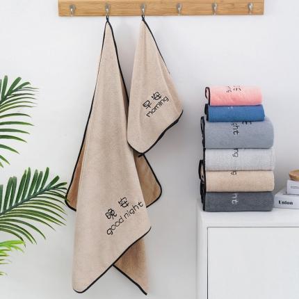 91家纺网 家纺一手货源 找家纺 双梦毛巾  早晚绣花毛巾浴巾