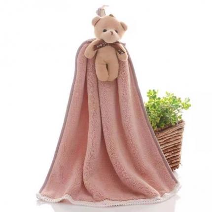 91家纺网 家纺一手货源 找家纺 双梦毛巾 小熊擦手巾