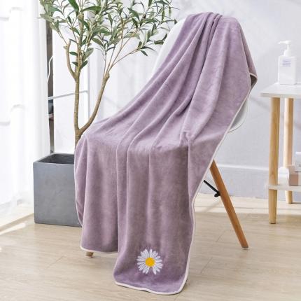 91家纺网 家纺一手货源 找家纺 双梦毛巾 小雏菊浴巾