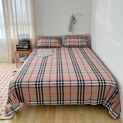 91家纺网 家纺一手货源 找家纺 （总）纯棉水洗棉床单单品单件纯棉简约纯色学生宿舍单双人全棉