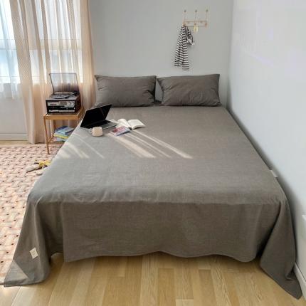 91家纺网 家纺一手货源 找家纺 （总）纯棉水洗棉床单单品单件纯棉简约纯色学生宿舍单双人全棉