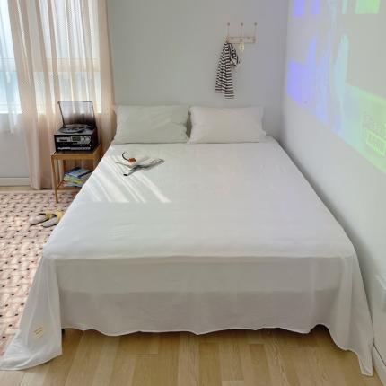 91家纺网 家纺一手货源 找家纺 （总）纯棉水洗棉床单单品单件纯棉简约纯色学生宿舍单双人全棉