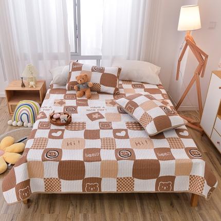 91家纺网 家纺一手货源 找家纺 （总）茉夕家纺 2022新款单面纯棉床盖