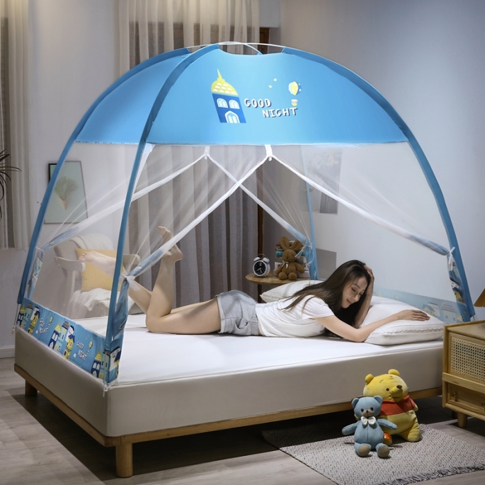 91家纺网 家纺一手货源 找家纺 （总）爱洛 2022新款卡通印花防尘蚊帐系列