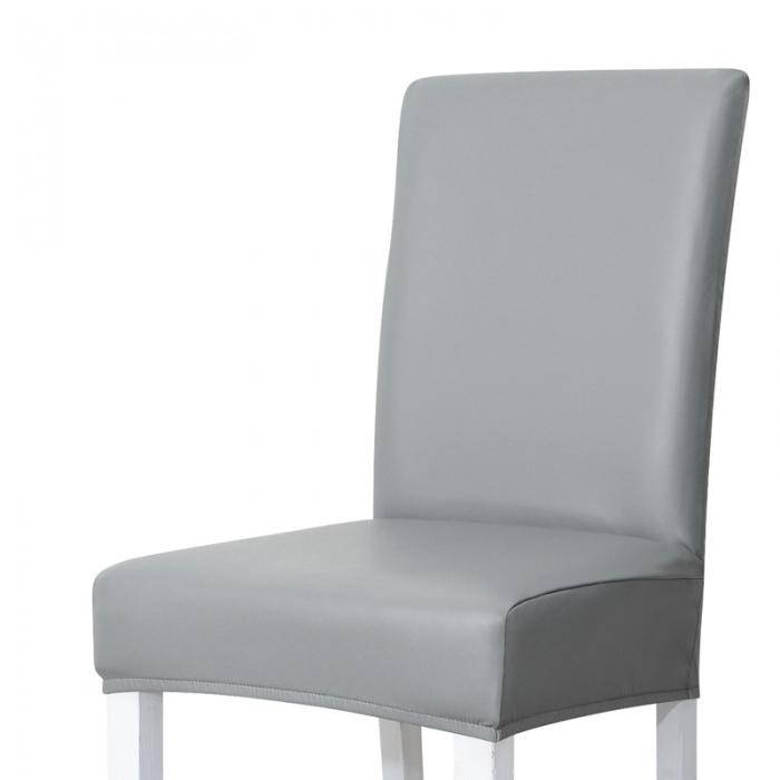 91家纺网 家纺一手货源 找家纺 弹力一体加厚纯色pu椅套 饭店酒店家用连体式椅子套