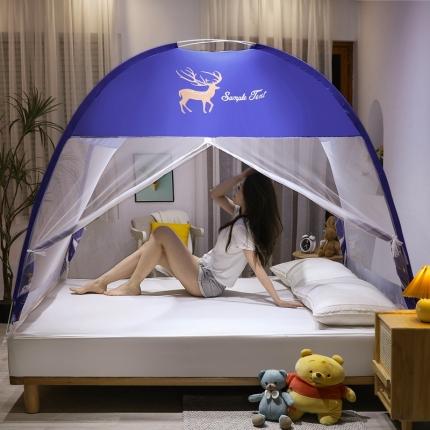 91家纺网 家纺一手货源 找家纺 爱洛 2022新款卡通印花防尘蚊帐系列 梅花鹿