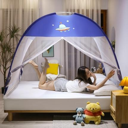 爱洛 2022新款卡通印花防尘蚊帐系列 太空人