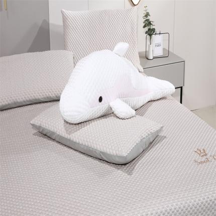 91家纺网 家纺一手货源 找家纺 （总）航途 2025新款凉感豆豆系列-凉感豆豆全包床笠