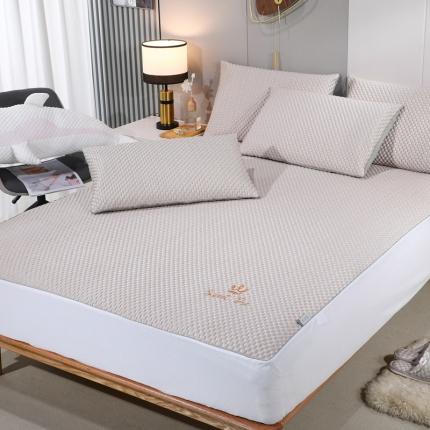 91家纺网 家纺一手货源 找家纺 （总）航途 2025新款凉感豆豆系列-凉感豆豆网布床笠