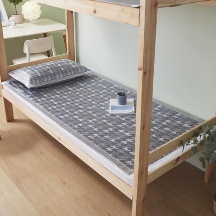 91家纺网 家纺一手货源 找家纺 （总）爱港 2023新款学生宿舍冰藤丝套件冰丝凉席