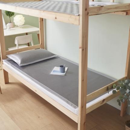 91家纺网 家纺一手货源 找家纺 （总）爱港 2023新款学生宿舍冰藤丝套件冰丝凉席