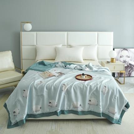 91家纺网 家纺一手货源 找家纺 （总）时亿 2022新80支天丝印花单夏被夏凉被空调被直播款