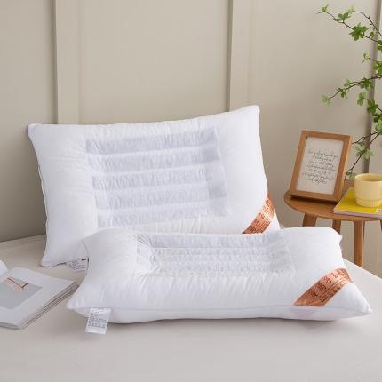 浩宇家纺 2022新款全棉枕芯定型枕珍珠棉枕头 玉米纤维白