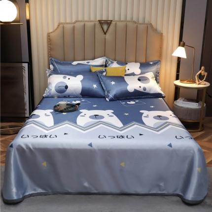 91家纺网 家纺一手货源 找家纺 2025年冰丝席三件套凉席冰丝席空调软席可水席洗床单款凉席