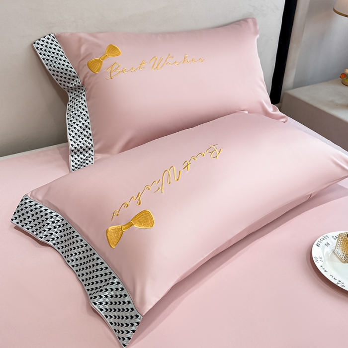 91家纺网 家纺一手货源 找家纺 (总) 眠帛家居  2022新款水洗天丝四件套元气熊系列