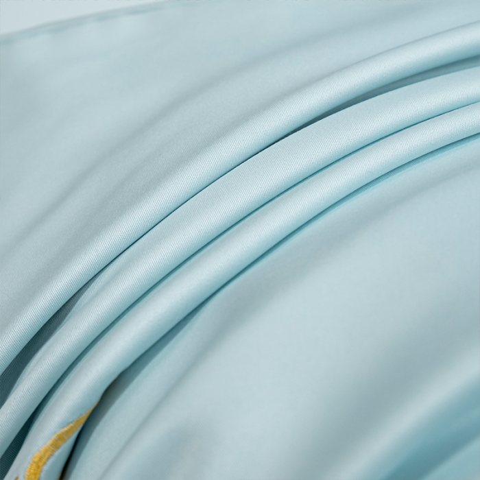 91家纺网 家纺一手货源 找家纺 眠帛家居  2022新款水洗天丝四件套元气熊系列元气熊-浅蓝