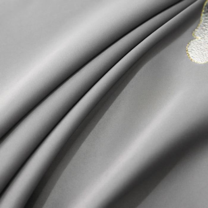 91家纺网 家纺一手货源 找家纺 眠帛家居  2022新款蝶梦刺绣夏被四件套 蝶梦岩灰