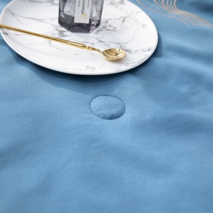 91家纺网 家纺一手货源 找家纺 眠帛家居  2022新款蝶梦刺绣夏被四件套 蝶梦中蓝