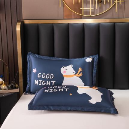 91家纺网 家纺一手货源 找家纺 (总) 新款大版冰丝枕套一对装