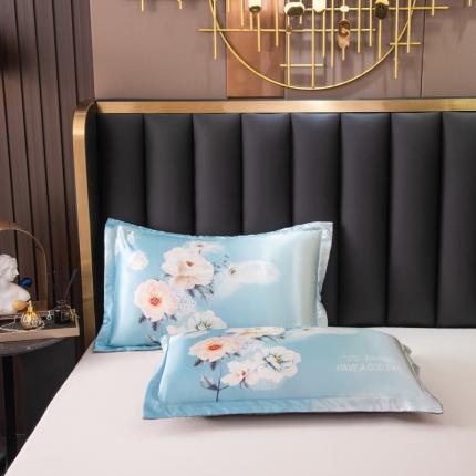 91家纺网 家纺一手货源 找家纺 (总) 新款大版冰丝枕套一对装