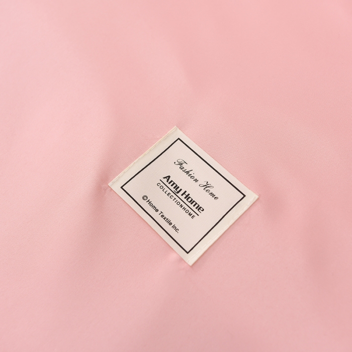 91家纺网 家纺一手货源 找家纺 艾米家居 2025新款韩版水洗真丝四件套-淡雅-豆沙