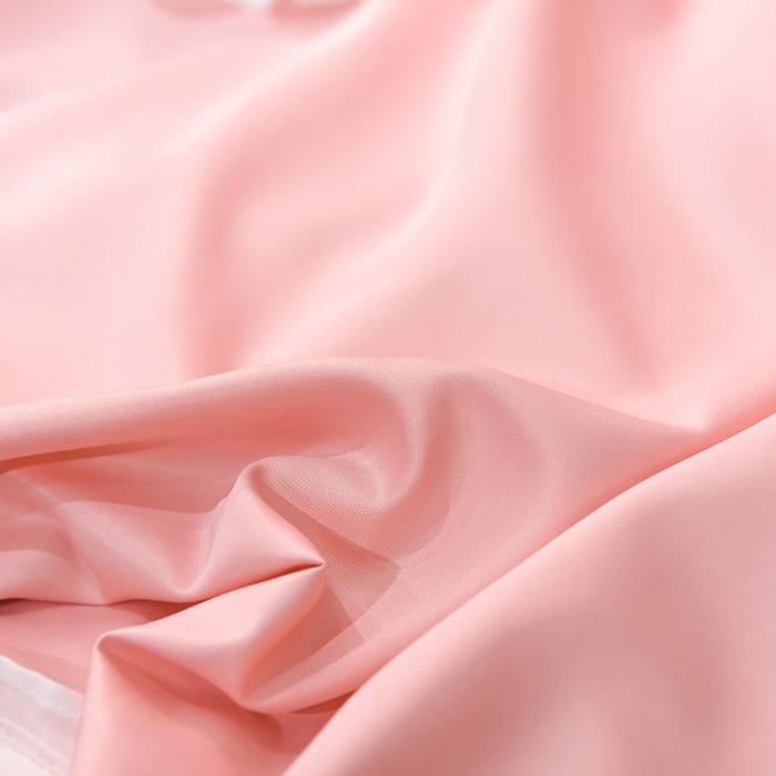 91家纺网 家纺一手货源 找家纺 艾米家居 2025新款韩版水洗真丝四件套-淡雅-豆沙