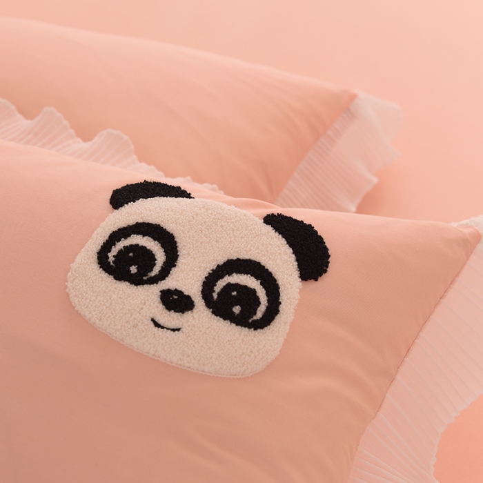 91家纺网 家纺一手货源 找家纺 绒世界 2022新款全棉纯棉绣花四件套 星际宝贝-仙玉