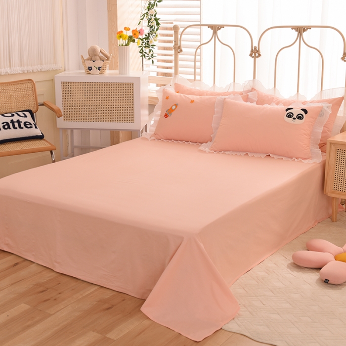 91家纺网 家纺一手货源 找家纺 绒世界 2022新款全棉纯棉绣花四件套 星际宝贝-仙玉