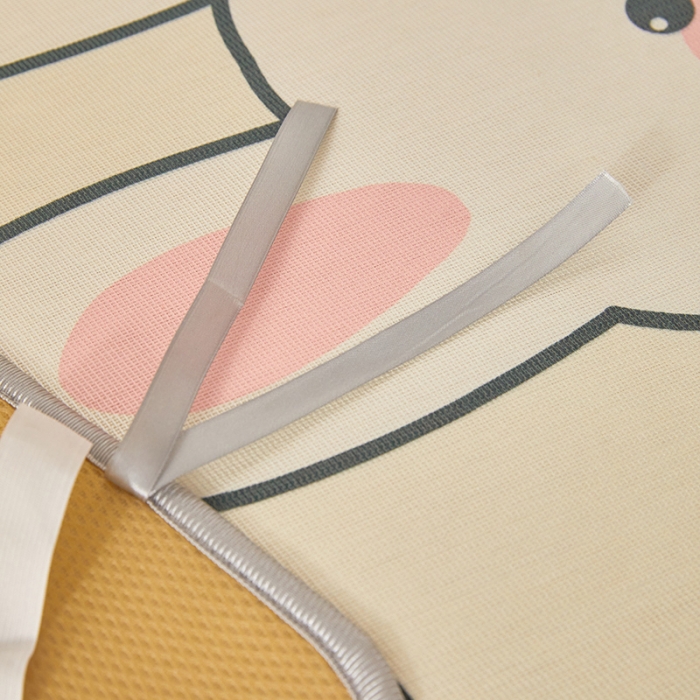 91家纺网 家纺一手货源 找家纺 世爵 2022新款数码印花学生冰丝席 彩虹兔