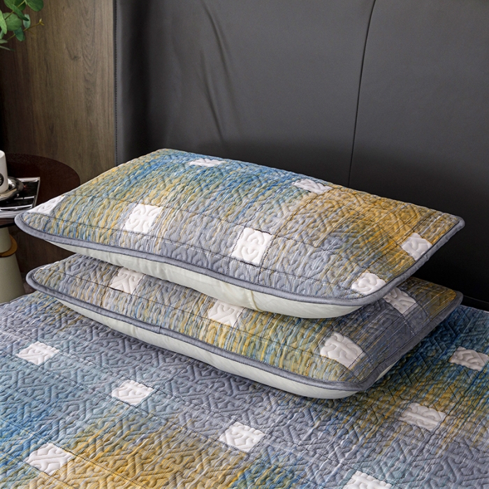 91家纺网 家纺一手货源 找家纺 纽缦 2022新款凉感丝乳胶凉席花卉夏被床裙四件套 蒂凡阁