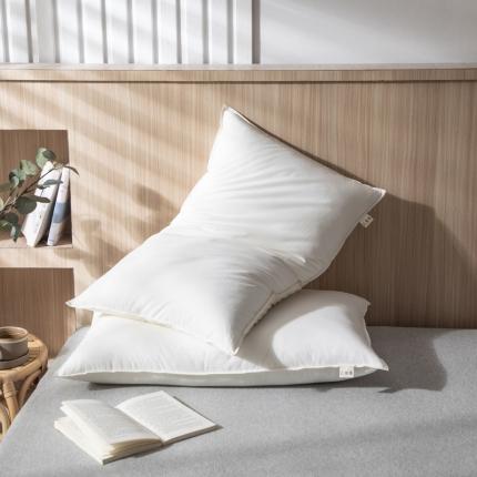 91家纺网 家纺一手货源 找家纺 2022帅露直播爆款保健枕芯枕头日式A类水洗棉羽丝绒枕