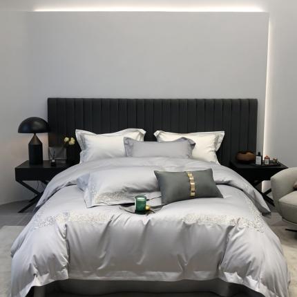 91家纺网 家纺一手货源 找家纺 （总）鹿班家居 2022新款100支刺绣四件套-西西弗