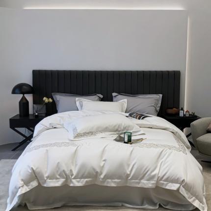 91家纺网 家纺一手货源 找家纺 （总）鹿班家居 2022新款100支刺绣四件套-西西弗