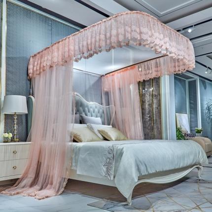 91家纺网 家纺一手货源 找家纺 夏彩 2022新款88536导轨蚊帐 88536玉色