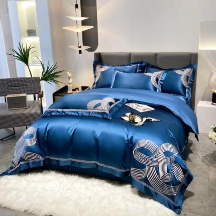 91家纺网 家纺一手货源 找家纺 （总）芯氧 2022新款高端居家轻奢系四件套-莫比乌斯