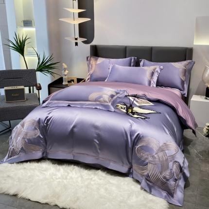 91家纺网 家纺一手货源 找家纺 （总）芯氧 2022新款高端居家轻奢系四件套-莫比乌斯