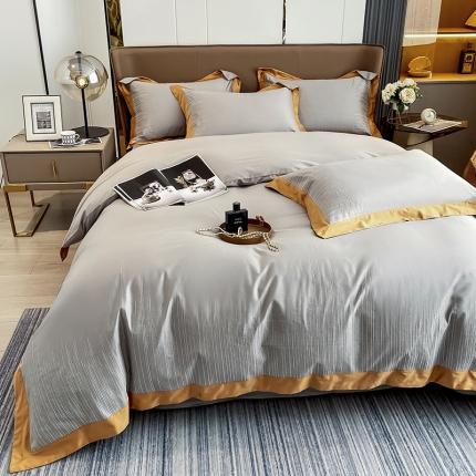 91家纺网 家纺一手货源 找家纺 （总） 长绒棉CR工艺轻奢刺绣全棉纯棉四件套