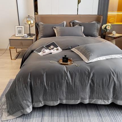 91家纺网 家纺一手货源 找家纺 （总） 长绒棉CR工艺轻奢刺绣全棉纯棉四件套