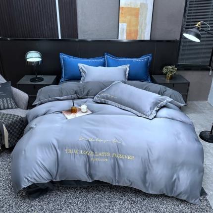 91家纺网 家纺一手货源 找家纺 总2022雨帆直播爆款水洗天丝水洗真丝四件套