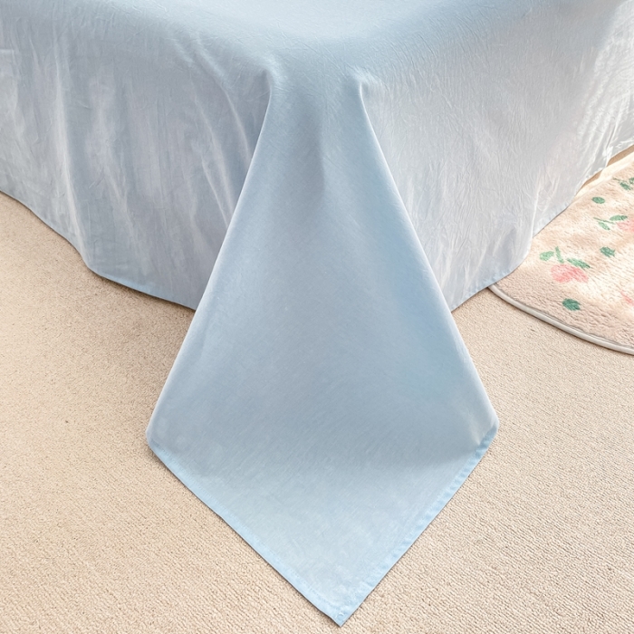 91家纺网 家纺一手货源 找家纺 星期八 2022新款二次元水洗棉四件套 happy day