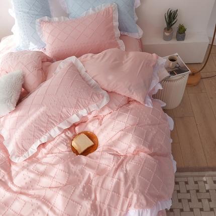 91家纺网 家纺一手货源 找家纺 （总）2023春夏爆款韩版立体剪花ins风工艺款四件套