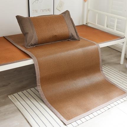 91家纺网 家纺一手货源 找家纺 恋佳 2025新款双面藤席学生席 三色步步高双面藤席