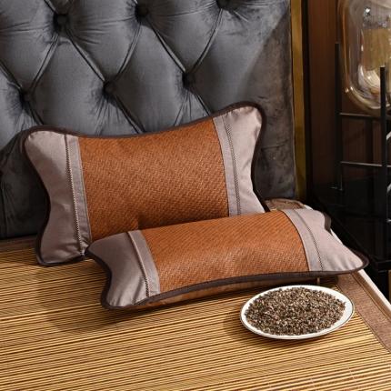 织布人 2022新款冰丝凉席枕夏凉枕冰藤茶香枕荞麦枕茶叶枕