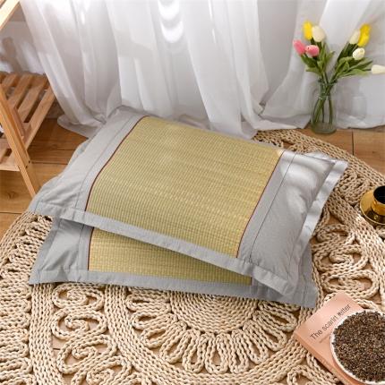 91家纺网 家纺一手货源 找家纺 总 织布人2022新款冰藤冰丝凉席枕头夏凉枕荞麦枕头海绵草