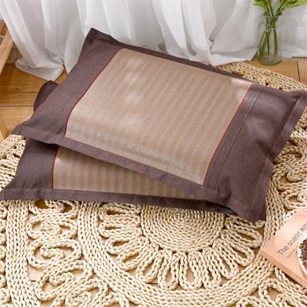 总 织布人2022新款冰藤冰丝凉席枕头夏凉枕荞麦枕头海绵草