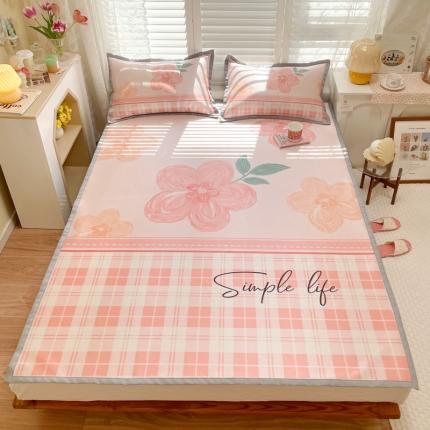 91家纺网 家纺一手货源 找家纺 (总) 柒月家居2022大版碳光冰丝凉席