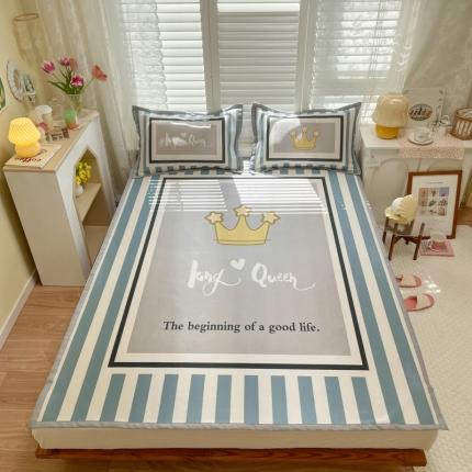 91家纺网 家纺一手货源 找家纺 (总) 柒月家居2022大版碳光冰丝凉席