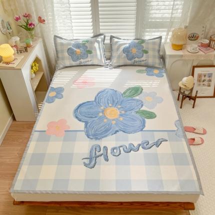 91家纺网 家纺一手货源 找家纺 (总) 柒月家居2022大版碳光冰丝凉席