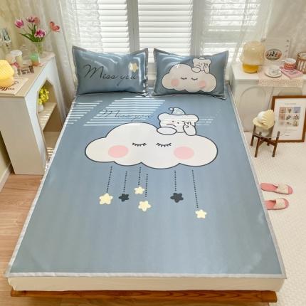 91家纺网 家纺一手货源 找家纺 (总) 柒月家居2022大版碳光冰丝凉席